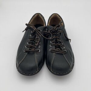 Born Unisex Hawkeye Leather Black/Brown Bicycle Toe Shoes  - Sz 11